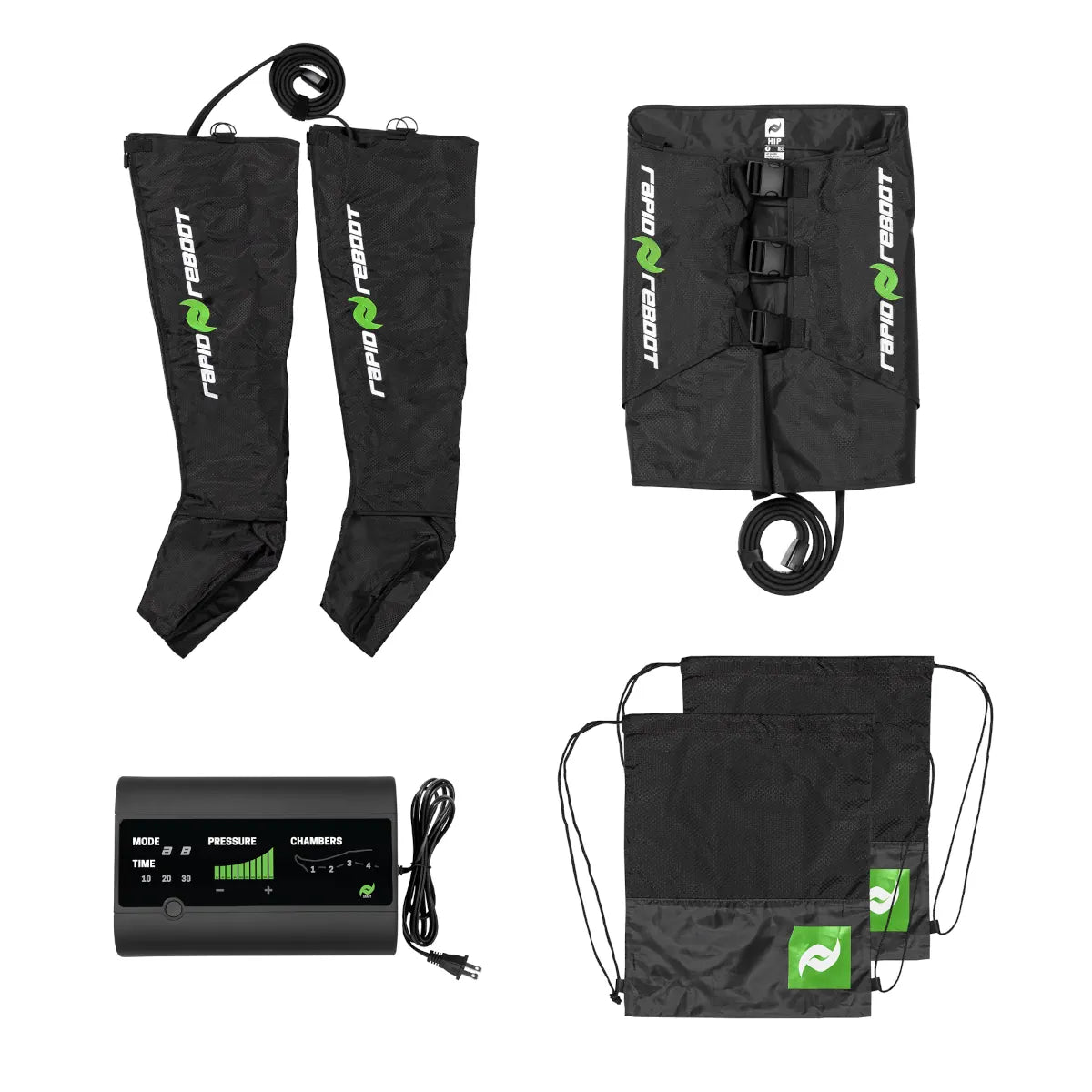 Leg and Hip Compression Therapy Sleeves | Faster Recovery | Rapid Reboot